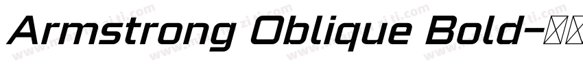 Armstrong Oblique Bold字体转换